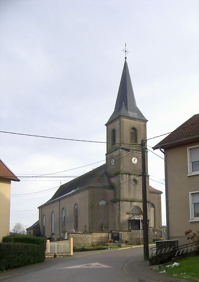 L'église Saint-Jean-Baptiste - Vahl-Ebersing (57660) - Moselle