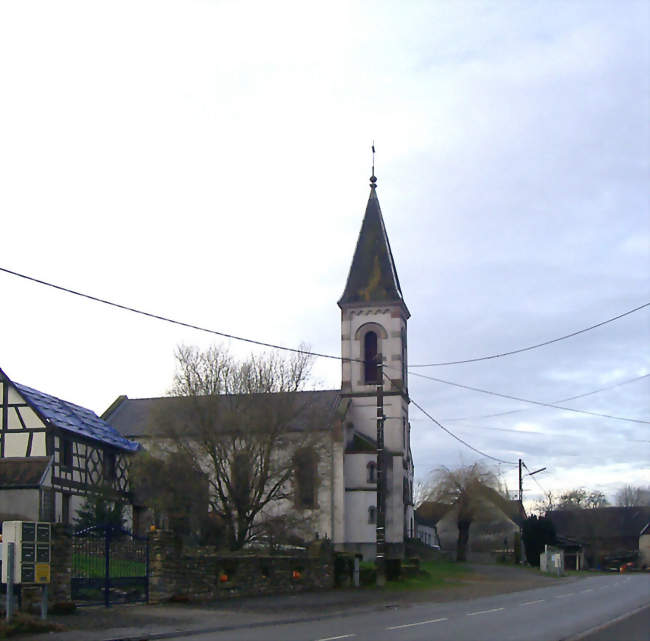 L'église Luthérienne - Vibersviller (57670) - Moselle