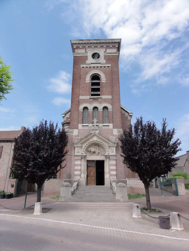Église d'Aulnoy-lez-Valenciennes - Aulnoy-lez-Valenciennes (59300) - Nord