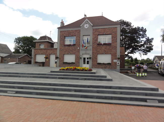 La mairie de Bachant - Bachant (59138) - Nord