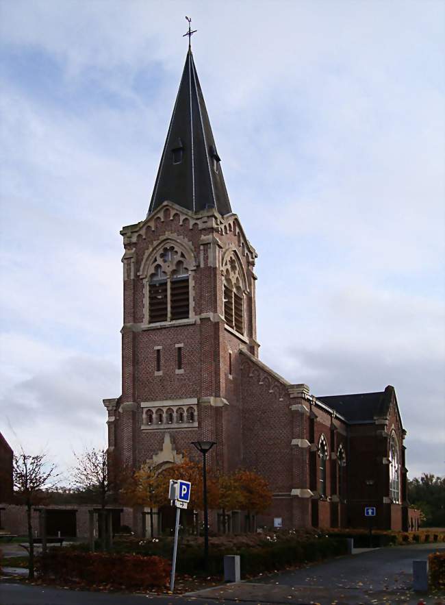 L'église St-Martin - Hantay (59496) - Nord