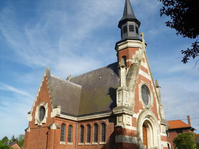 L'église - Haucourt-en-Cambrésis (59191) - Nord