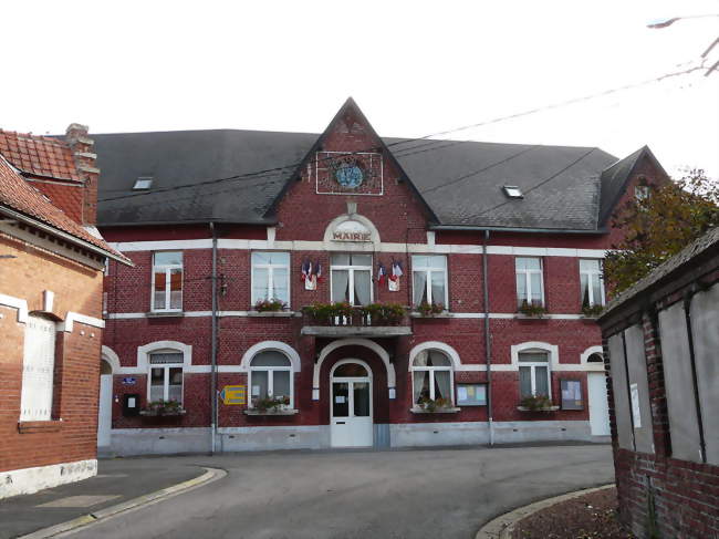 La mairie - Honnecourt-sur-Escaut (59266) - Nord