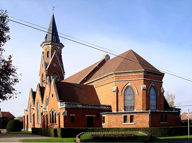 Église Saint-Vaast - Illies (59480) - Nord