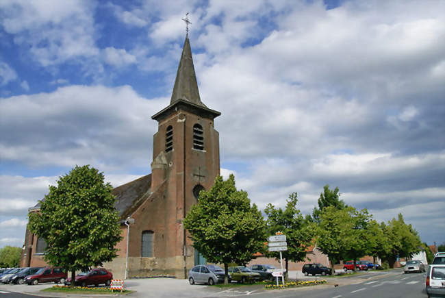 Eglise St-Denis à Lecelles - Lecelles (59226) - Nord