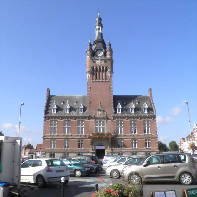 Hôtel de Ville de Merville (inauguré le 7 avril 1929) - Merville (59660) - Nord