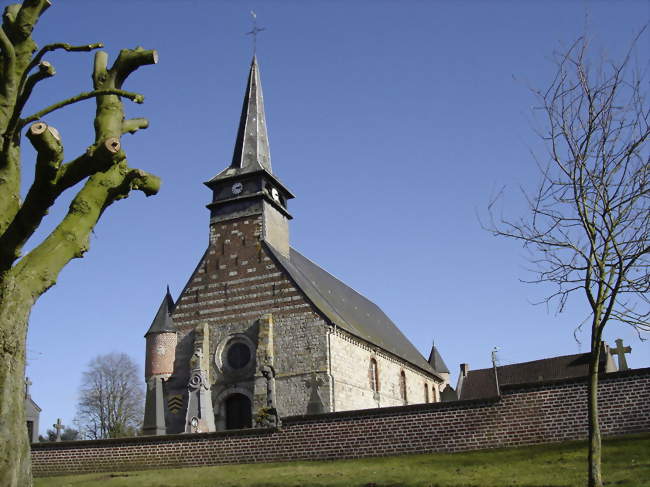 Église fortifiée - Neuville-en-Avesnois (59218) - Nord