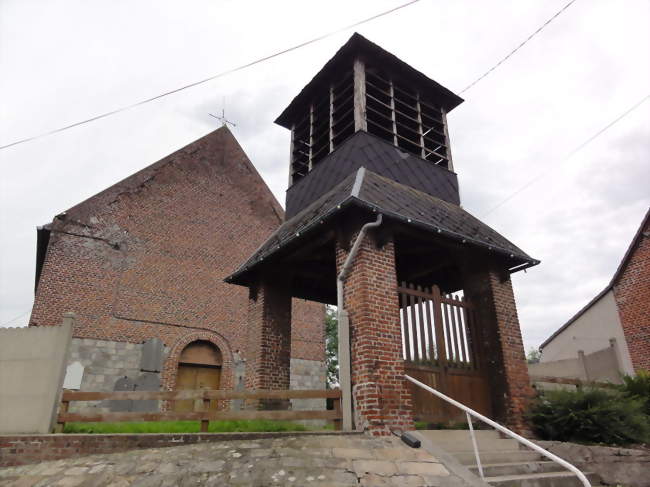 Église StNicolas avec campanile - Orsinval (59530) - Nord