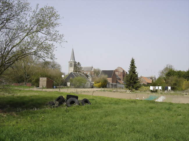 Le centre du village - Quiévy (59214) - Nord