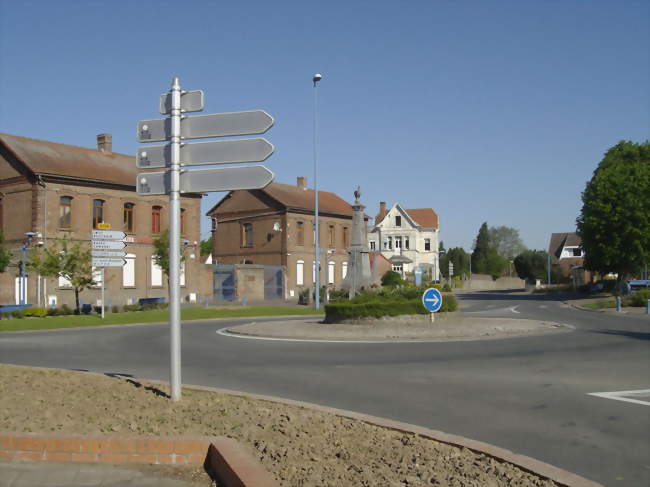 Le centre du village - Rieux-en-Cambrésis (59277) - Nord