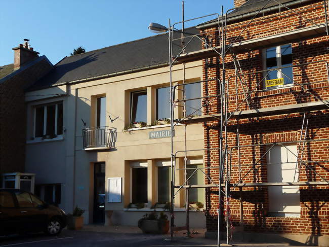 La mairie en travaux, 2012 - Sailly-lez-Cambrai (59554) - Nord