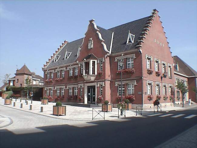 La mairie place Jean-Marie Ryckewaert - Steenvoorde (59114) - Nord