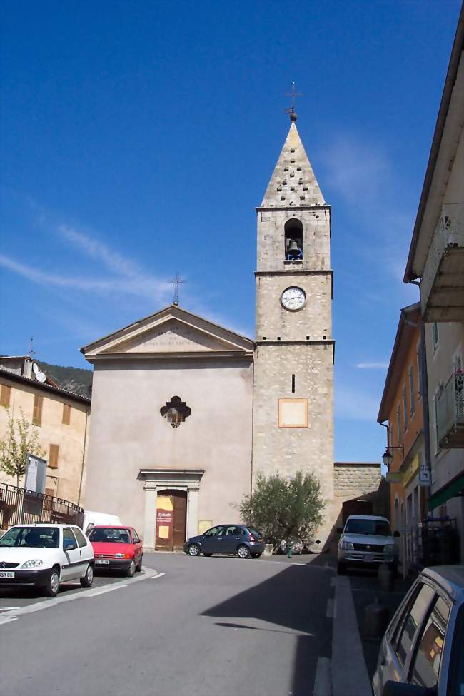 L'église Saint-Jean-Baptiste - Villars-sur-Var (06710) - Alpes-Maritimes