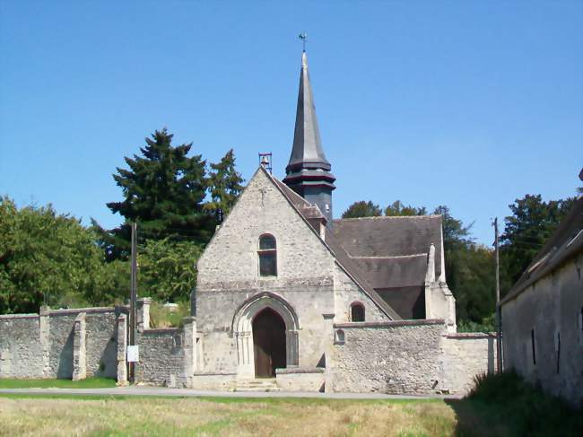 L'église Saint-Pierre, façade occidentale - Brasseuse (60810) - Oise