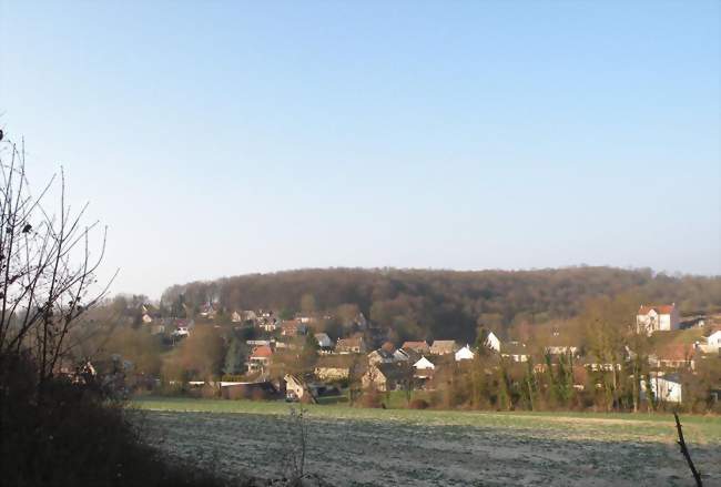 Vue du village de Dieudonne - Dieudonné (60530) - Oise