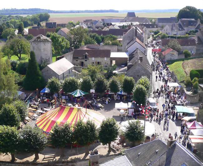 Vue aérienne du village - Feigneux (60800) - Oise