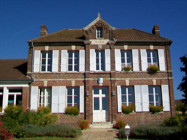 La mairie, rue de l'Archerie - Jonquières (60680) - Oise