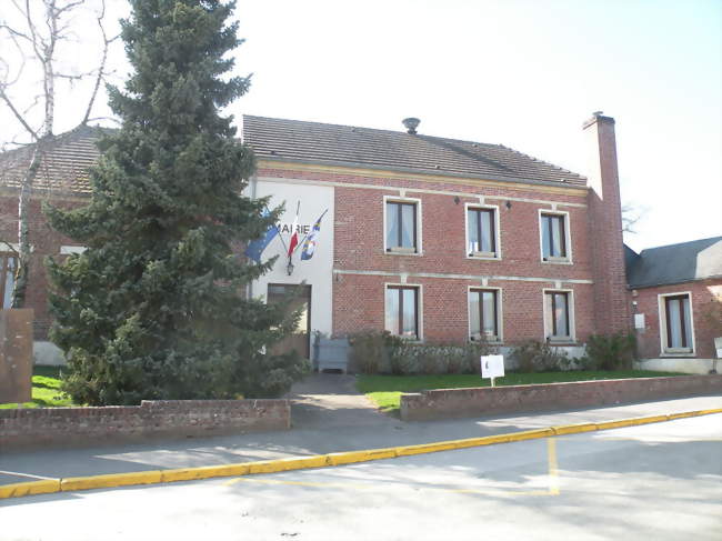 La mairie - Le Mesnil-Théribus (60240) - Oise