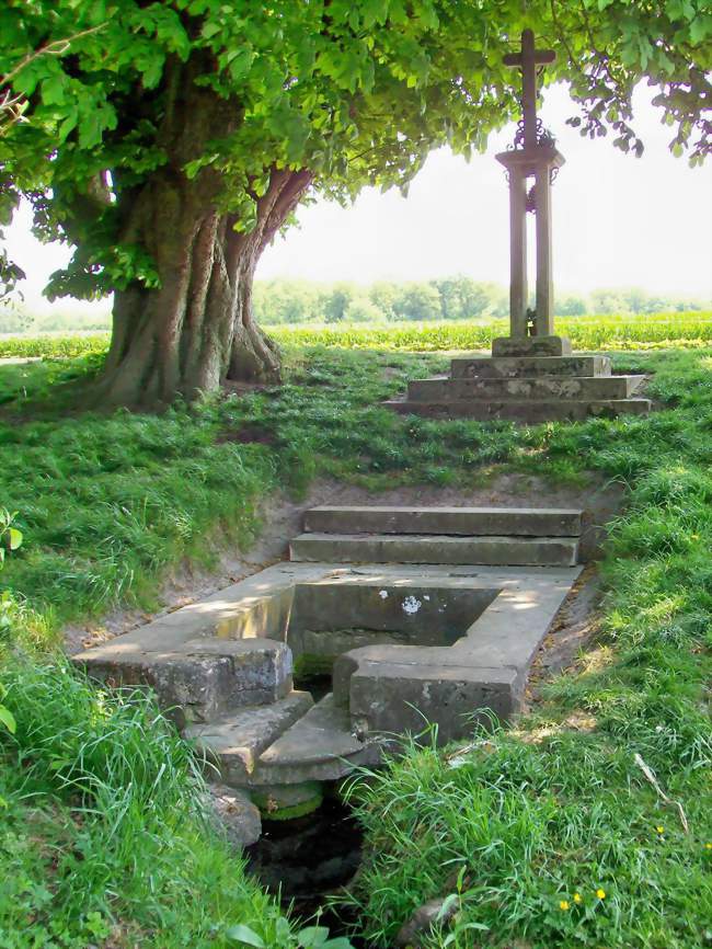 La fontaine Sainte-Geneviève et son calvaire - Montlognon (60300) - Oise