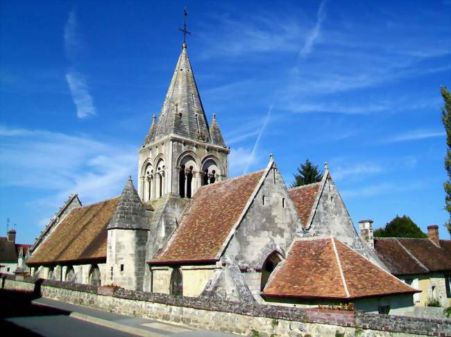 L'église à double nef Saint-Denis-Saint-Jean-Baptiste - Saintines (60410) - Oise