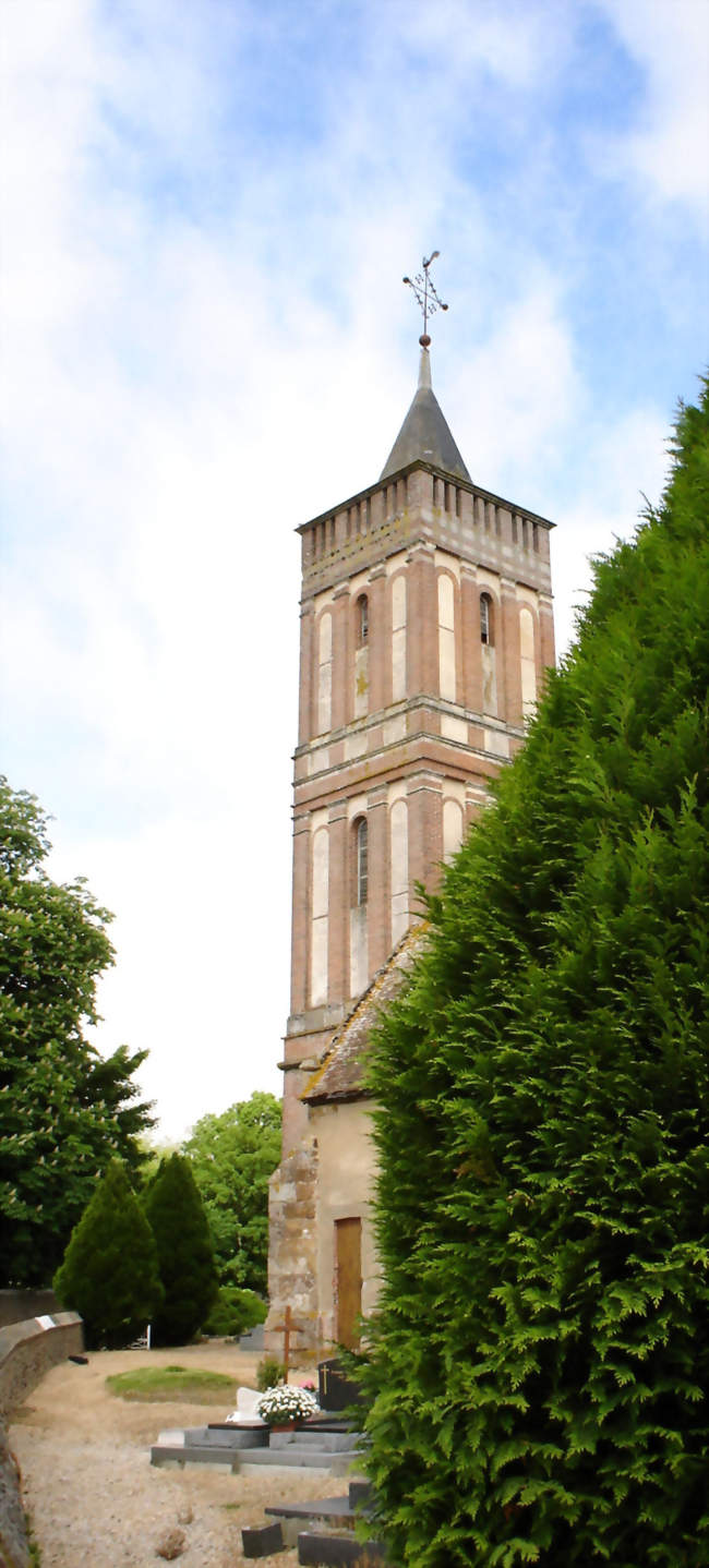 Le clocher de l'église Notre-Dame - Beaulieu (61190) - Orne