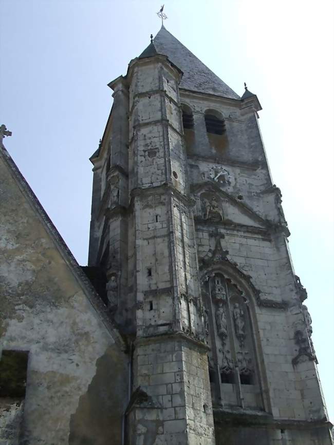Le clocher de l'église Saint-Martin - Longny-au-Perche (61290) - Orne
