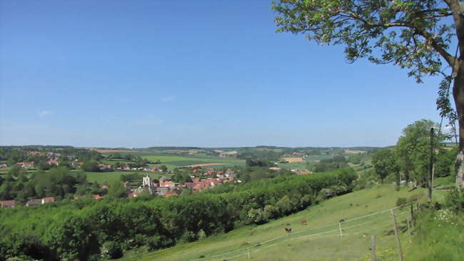 Vue générale de la commune - Acquin-Westbécourt (62380) - Pas-de-Calais