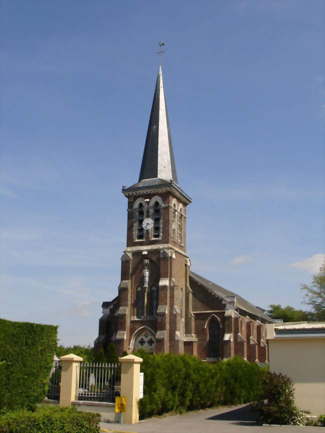 L'église Saint Pierre-ès-Liens - Les Attaques (62730) - Pas-de-Calais