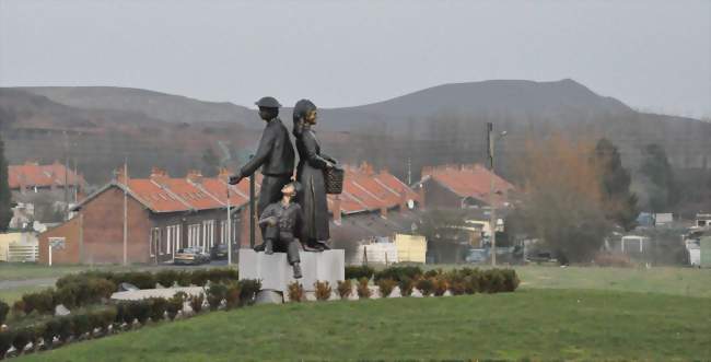 Vue depuis l'Odéon- le mémorial du mineur - Auchel (62260) - Pas-de-Calais