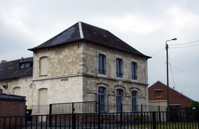 La mairie - Bailleulmont (62123) - Pas-de-Calais