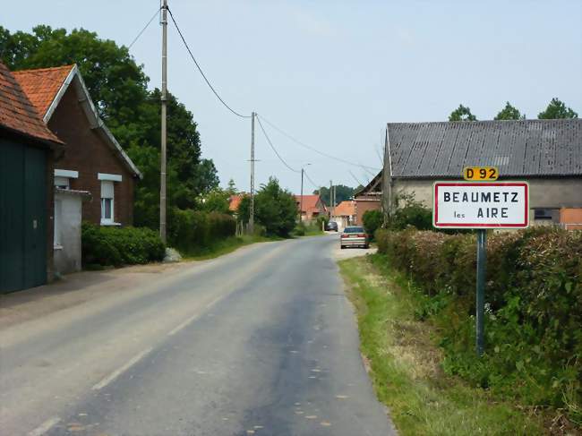 Entrée de la commune - Beaumetz-lès-Aire (62960) - Pas-de-Calais