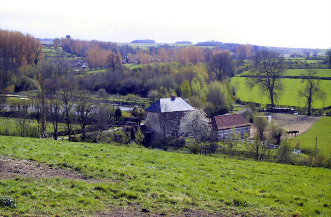 Bâtisse typique du Pas de Calais à Bomy - Bomy (62960) - Pas-de-Calais