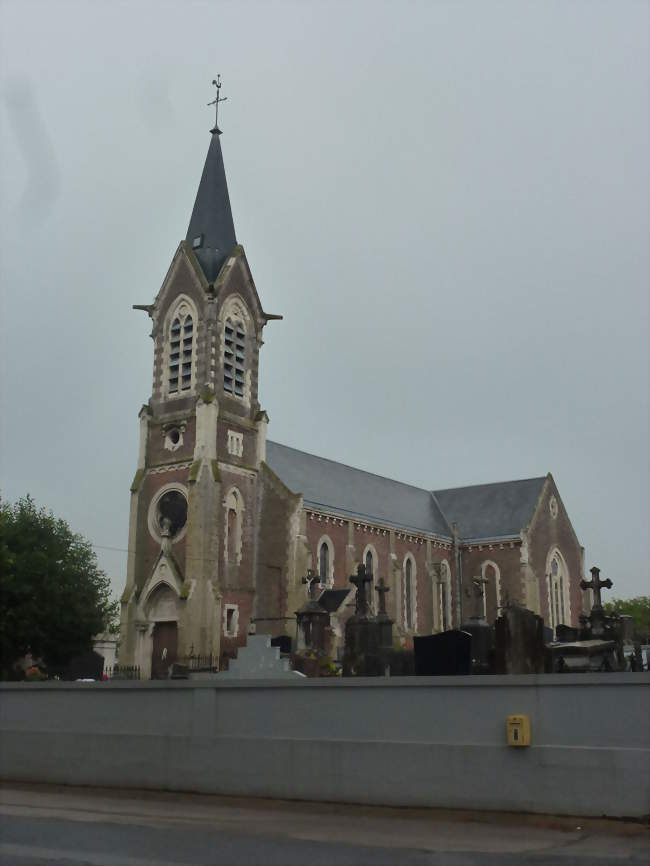 L'église - Brêmes (62610) - Pas-de-Calais
