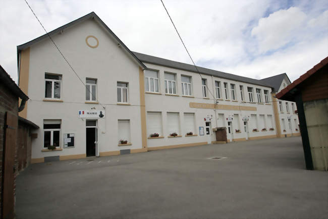 La mairie et l'école - Buire-le-Sec (62870) - Pas-de-Calais