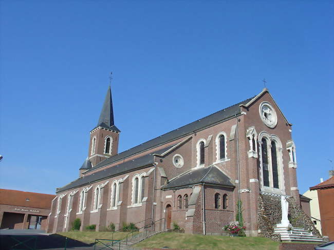 L'église Saint-Gervais-et-Protais - Burbure (62151) - Pas-de-Calais