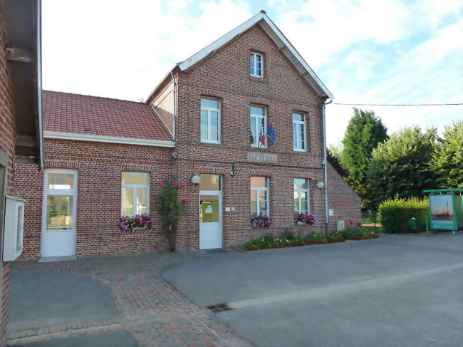 La mairie - Campagne-lès-Wardrecques (62120) - Pas-de-Calais