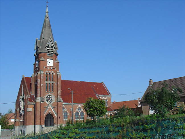 L'église Saint-Aignan - Carency (62144) - Pas-de-Calais