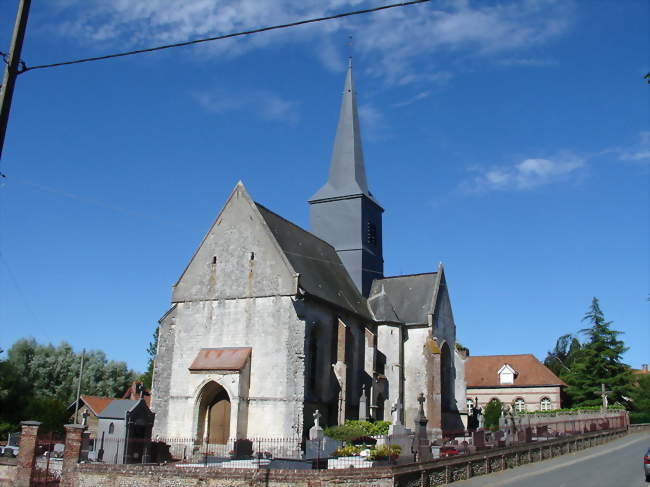 L'église Saint-Gilles, monument historique - Clenleu (62650) - Pas-de-Calais