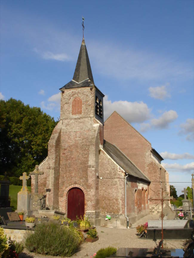L'église Saint-Martin - Colline-Beaumont (62180) - Pas-de-Calais