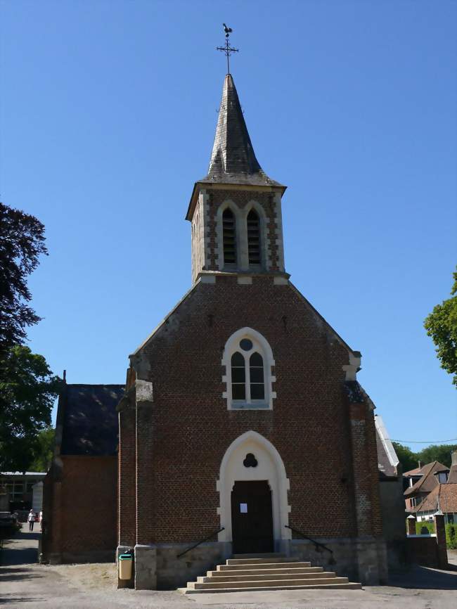 L'église Saint-Maurice - Courset (62240) - Pas-de-Calais