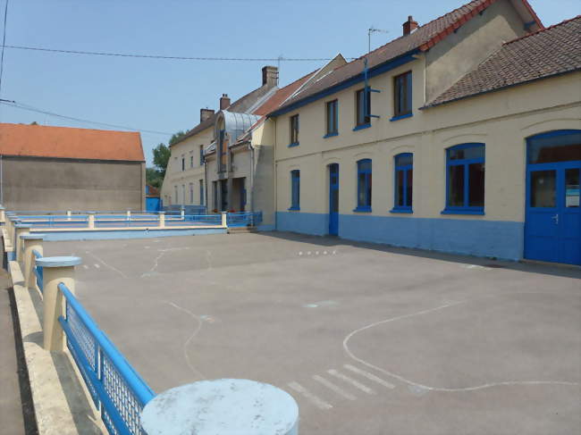 mairie et école - Coyecques (62560) - Pas-de-Calais