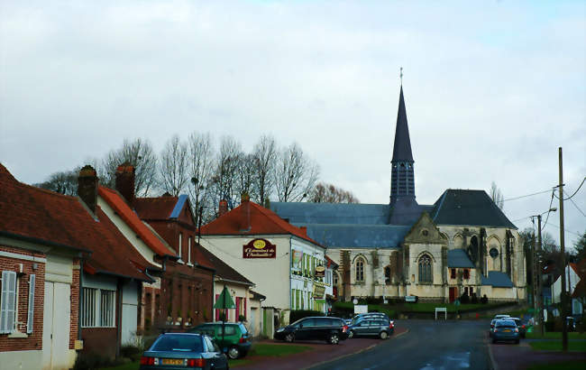 Le centre du village - Douriez (62870) - Pas-de-Calais
