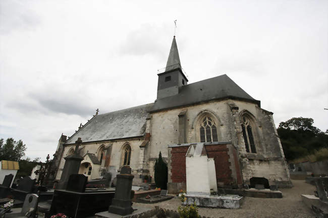 L'église Saint-Vaast, monument historique - Écuires (62170) - Pas-de-Calais