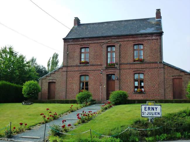 La mairie - Erny-Saint-Julien (62960) - Pas-de-Calais