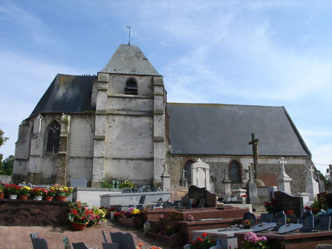 L'église, inscrite à l'inventaire des monuments historiques - Escuilles (62850) - Pas-de-Calais