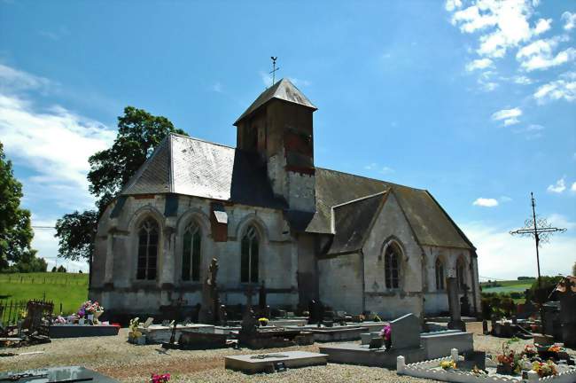 L'église Saint-Vaast, monument historique - Estrée-Wamin (62810) - Pas-de-Calais