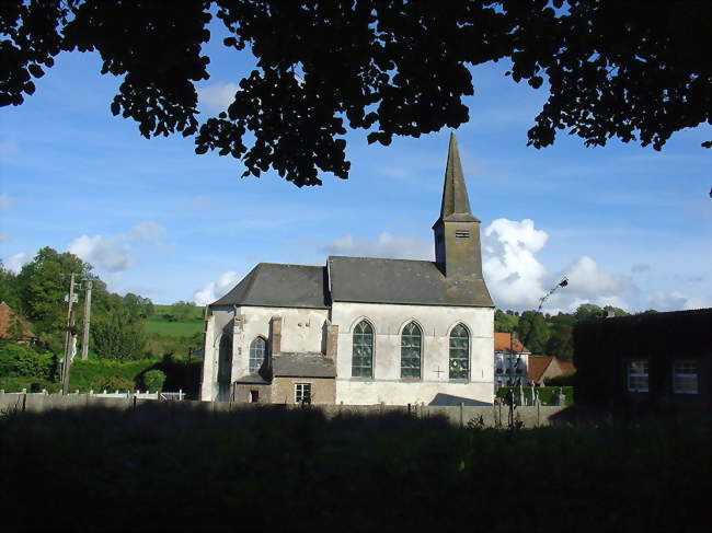 L'église Sainte-Berthe - Fontaine-lès-Boulans (62134) - Pas-de-Calais