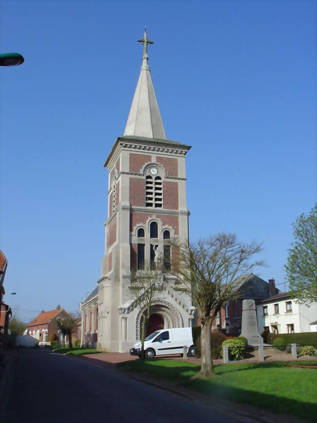 L'église Saint-Amand - Fresnoy-en-Gohelle (62580) - Pas-de-Calais