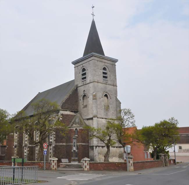 L'église Saint-Léger - Gosnay (62199) - Pas-de-Calais