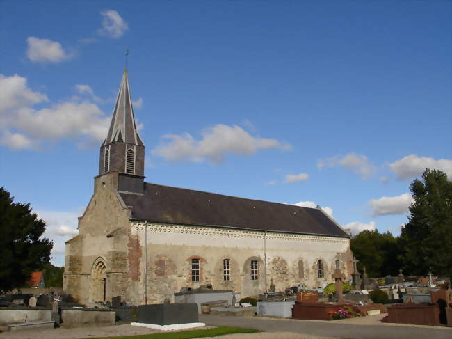 L'église Saint-Martin, monument historique - Groffliers (62600) - Pas-de-Calais
